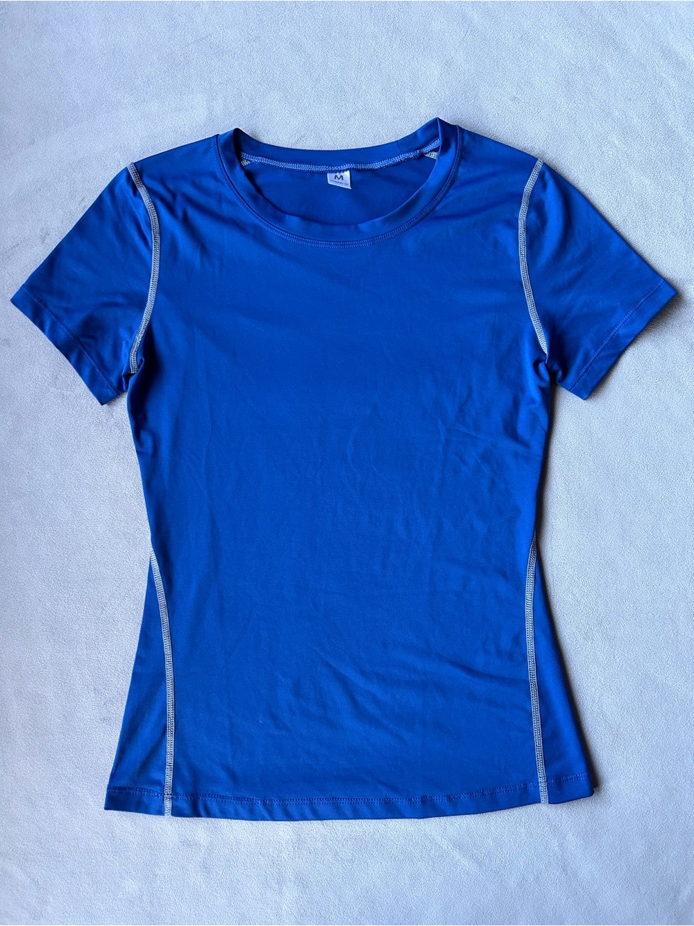 Fitted Athletic Tee ~ Women’s Size M ~ Blue